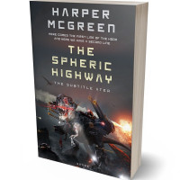 Tablet view of Ship Gray #7014 - Premade Science Fiction Book Cover