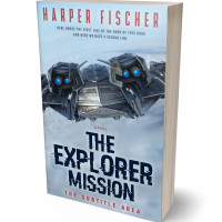 3D view of Pigeon Post #7083 - Premade Science Fiction Book Cover