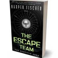 3D view of Pine Glade #7094 - Premade Abstract Book Cover