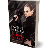 3D view of Premade Action & Adventure Book Cover - Cocoa Brown