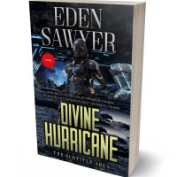 3D view of Premade Apocalyptica Book Cover - Indian Khaki