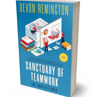 Tablet view of Eastern Blue #7584 - Premade Business Book Cover