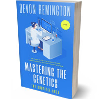 Tablet view of Royal Blue #7587 - Premade Science & Nature Book Cover