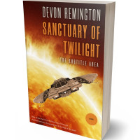 Tablet view of Aubergine #7614 - Premade Science Fiction Book Cover