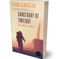 Tablet view of Eggplant #7615 - Premade Science Fiction Book Cover