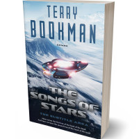 Tablet view of Cloud Burst #8253 - Premade Science Fiction Book Cover