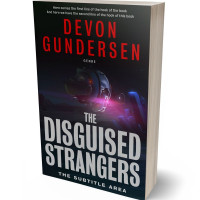 3D view of Premade Science Fiction Book Cover - Thatch