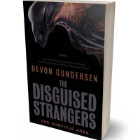 Tablet view of Cod Gray #8386 - Premade Science Fiction Book Cover