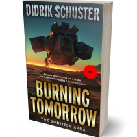 3D view of Whiskey #8433 - Premade Science Fiction Book Cover