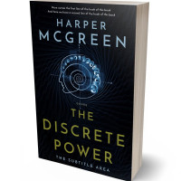 Tablet view of Ebony #8477 - Premade Abstract Book Cover