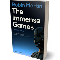 Tablet view of Firefly #8906 - Premade Abstract Book Cover