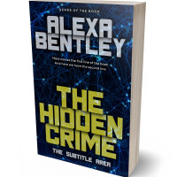 Tablet view of Black Pearl #9050 - Premade Abstract Book Cover