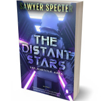 3D view of East Bay #9138 - Premade Science Fiction Book Cover