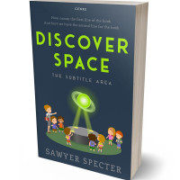 3D view of Limed Spruce #9209 - Premade Education Book Cover