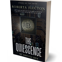 3D view of Premade Business Book Cover - Woodsmoke