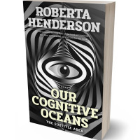 Tablet view of Moon Mist #9443 - Premade Abstract Book Cover