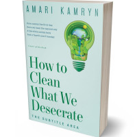 Tablet view of Edgewater #9585 - Premade Abstract Book Cover