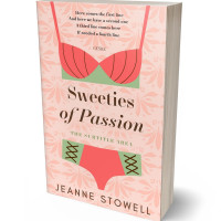 3D view of Mandys Pink #10176 - Premade Abstract Book Cover | BookCoverZone