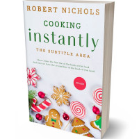 Tablet view of Athens Gray #10438 - Premade Cookbooks & Food & Wine Book Cover | BookCoverZone