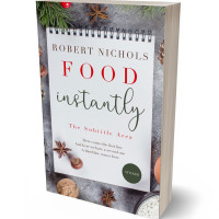 3D view of Premade Cookbooks & Food & Wine Book Cover - Masala