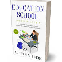 Tablet view of Astronaut #10879 - Premade Education Book Cover