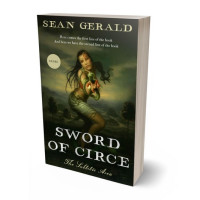 3D view of Premade Fantasy Book Cover - Black Olive