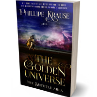 3D view of Premade Fantasy Book Cover - Ebony