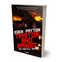 3D view of Premade Mystery & Thriller & Suspense Book Cover - Flame Pea