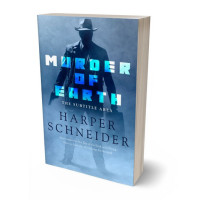 Tablet view of Hippie Blue #12483 - Premade Science Fiction Book Cover