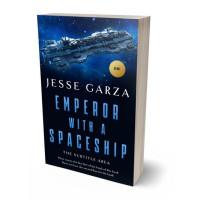 3D view of Premade Science Fiction Book Cover - Black Pearl