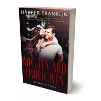 3D view of Premade Romance Book Cover - My Pink