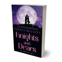 3D view of Premade Romance Book Cover - Ebony