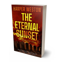 Tablet view of Dark Burgundy #12954 - Premade Horror Book Cover