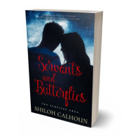 3D view of Ebony #13412 - Premade Romance Book Cover