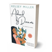 Tablet view of Old Rose #13582 - Premade Abstract Book Cover