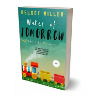 3D view of Premade Fantasy Book Cover - Ocean Green