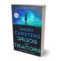 3D view of Ebony Clay #13860 - Premade Science Fiction Book Cover