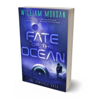 3D view of Premade Science Fiction Book Cover - Chambray