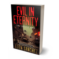 Tablet view of Red Damask #14012 - Premade Apocalyptica Book Cover