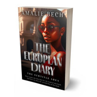 3D view of Premade Chick Lit Book Cover - Cocoa Brown