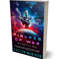 Tablet view of Charm #14291 - Premade Science Fiction Book Cover