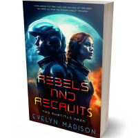 3D view of Premade Romance Book Cover - My Pink