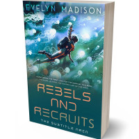 Tablet view of Blue Dianne #14314 - Premade Science Fiction Book Cover