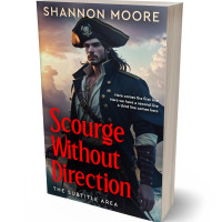 3D view of Burning Sand #14558 - Premade Historical Book Cover