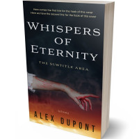 3D view of Premade Horror Book Cover - Antique Brass