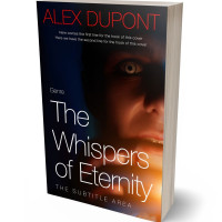 3D view of Premade Horror Book Cover - Antique Brass