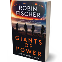 3D view of Burning Sand #14697 - Premade Apocalyptica Book Cover | BookCoverZone