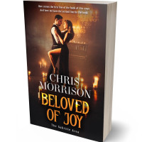 3D view of Premade Romance Book Cover - Cocoa Brown