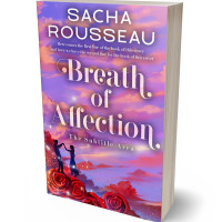 3D view of Premade Romance Book Cover - Wisteria