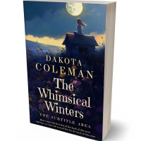 3D view of Premade Fantasy Book Cover - Ebony